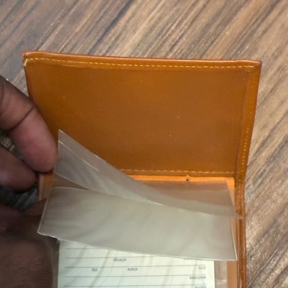 Vintage Rolfs Wallet Women's OS Tan Cowhide Leather Kiss Lock Quilted